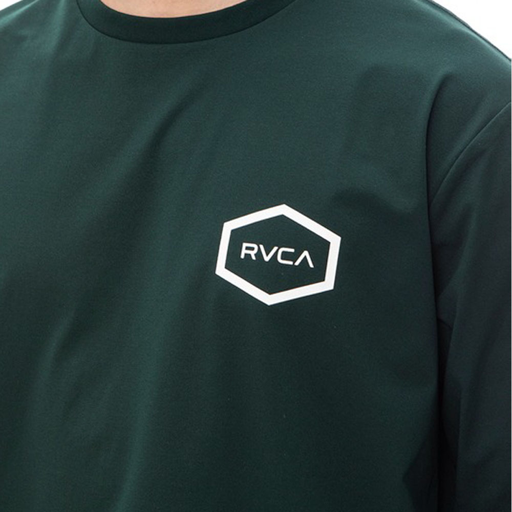 ルーカ ルカ RVCA ラッシュガード ヘックス サーフ ロングスリーブ 長袖 HEX SURF LS BE041801 メンズ クイックドライUVプロテクション UPF50｜raiders｜10