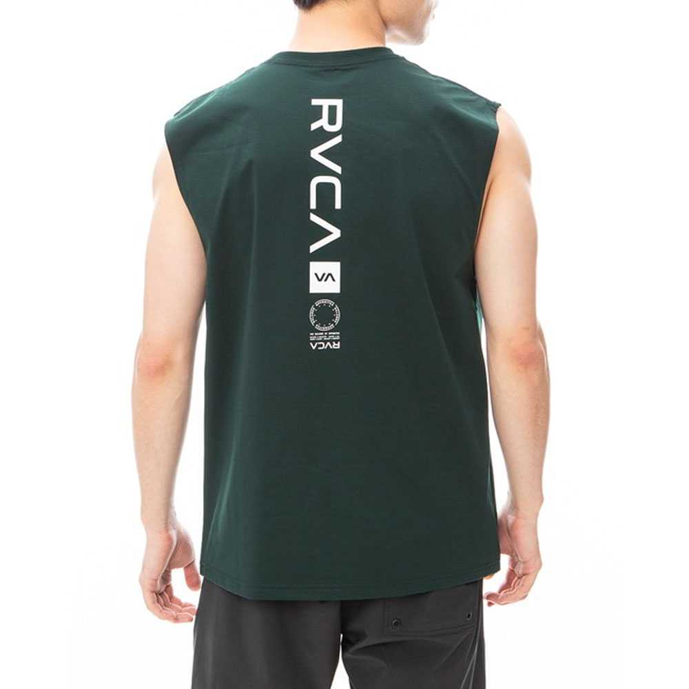 ルーカ ルカ RVCA ラッシュガード ブイエーベントサーフ タンクトップ ノースリーブ VA VENT SURF TANK BE041806 メンズ クイックドライUVプロテクション UPF50｜raiders｜04