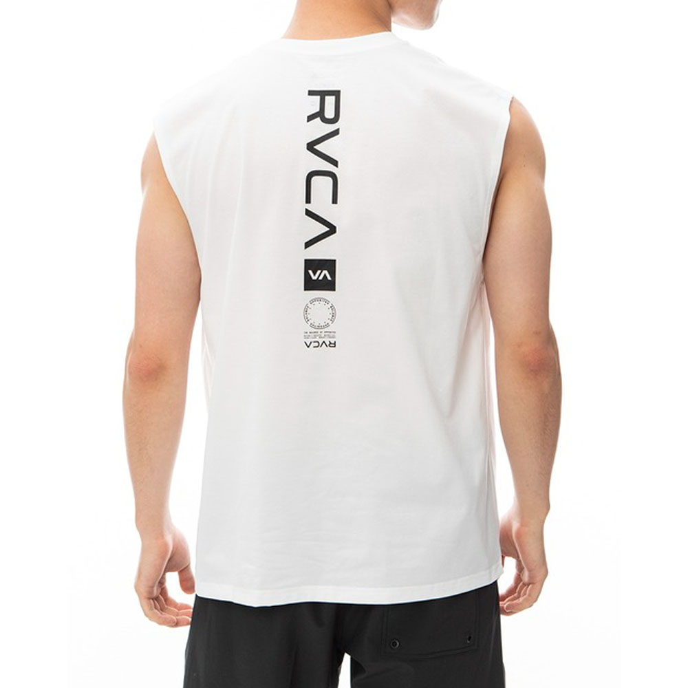 ルーカ ルカ RVCA ラッシュガード ブイエーベントサーフ タンクトップ ノースリーブ VA VENT SURF TANK BE041806 メンズ クイックドライUVプロテクション UPF50｜raiders｜03