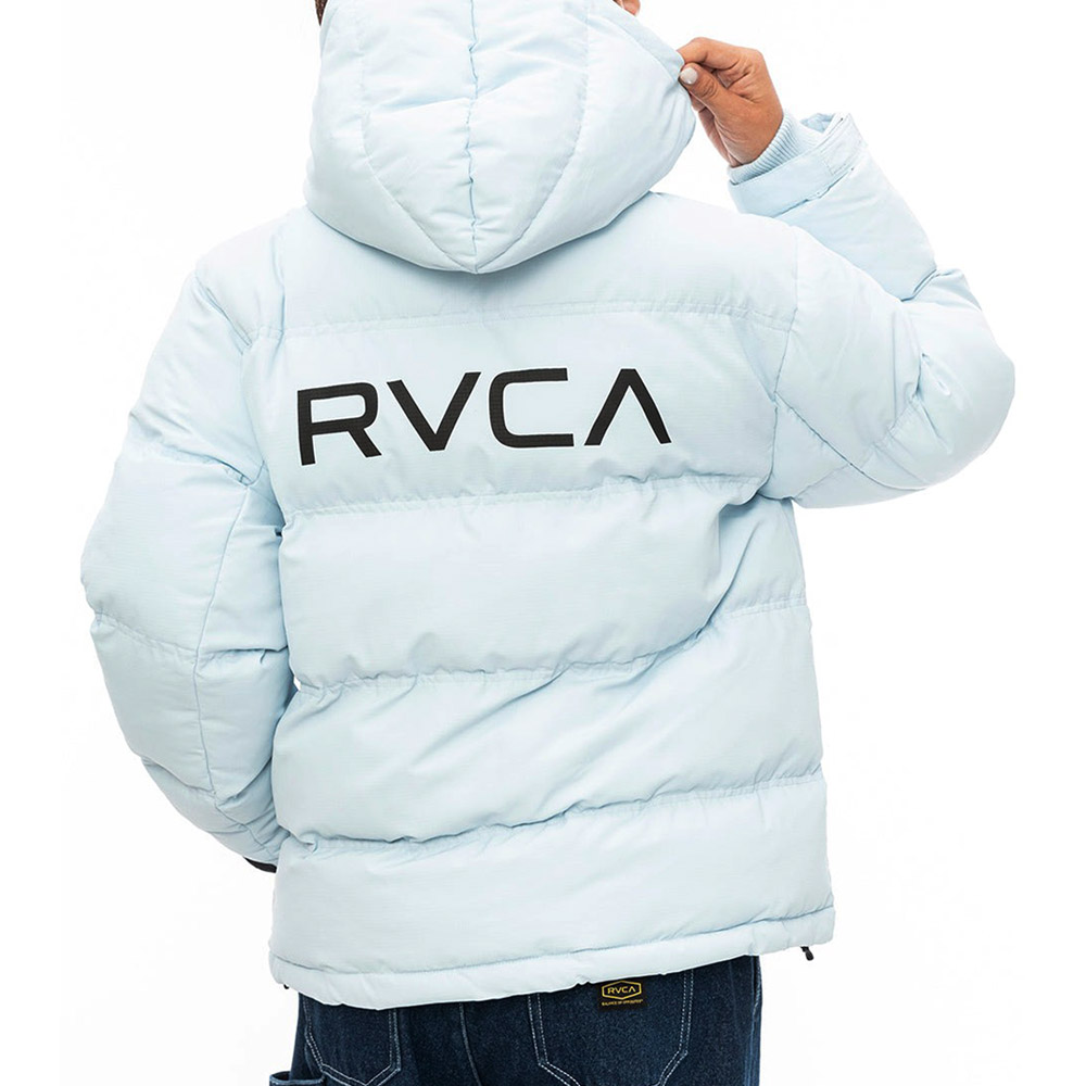 RVCA ルーカ ダウンジャケット　撥水加工　ライトブルー PUFFER RVCA（ルーカ） ルカ ジャケット バランス パファージャケット BALANCE
