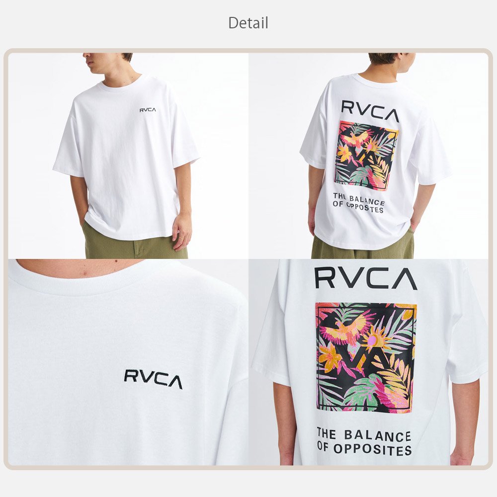 RVCA（ルーカ） ルカ Tシャツ 半袖 PARADAISE BOX SS BG041201 メンズ