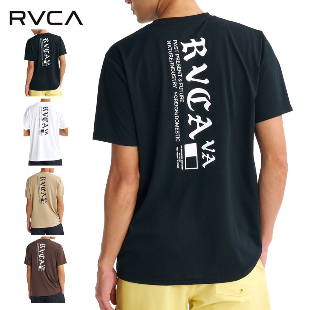 RVCA（ルーカ） ルカ ラッシュガード ラッシュ Tシャツ 半袖 OE