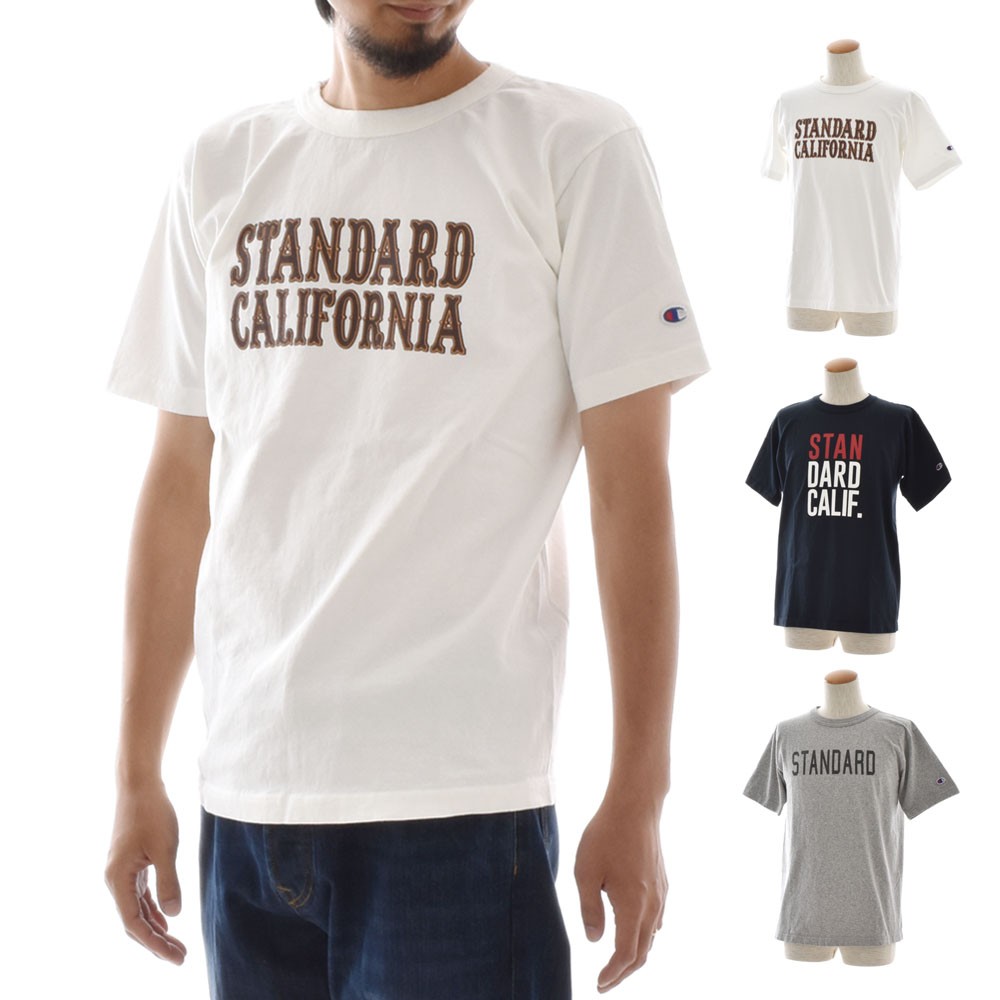 スタンダードカリフォルニア STANDARD CALIFORNIA チャンピオン CHANMPION コラボ メンズ Tシャツ SD T ティーシャツ  TEE コラボ ブランド スタカリ TSOCC080