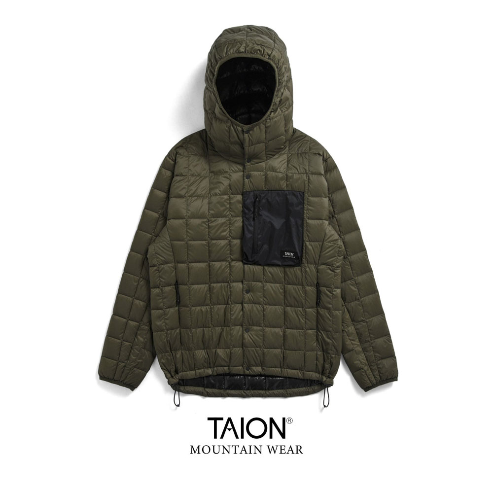 TAION（タイオン） ライトダウン マウンテン ライトダウンフーディー