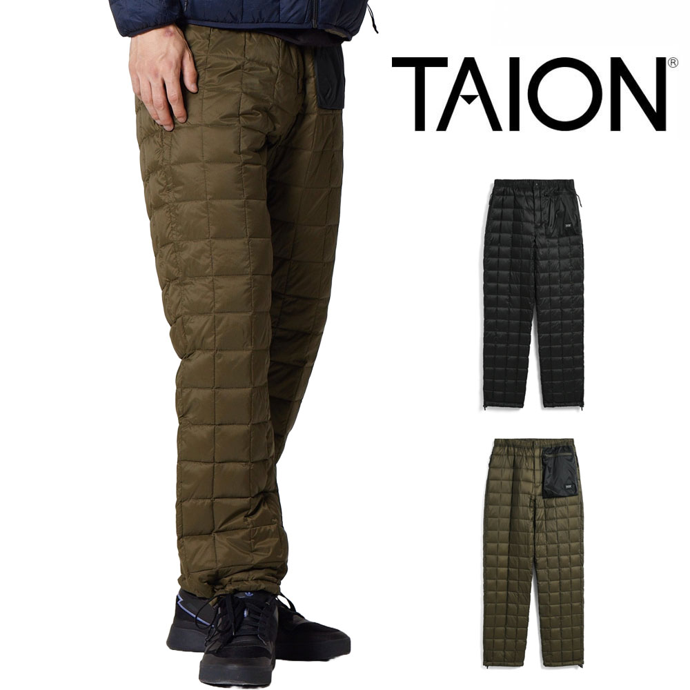 タイオン TAION マウンテン ライトダウンパンツ TAION-131BXMT-800