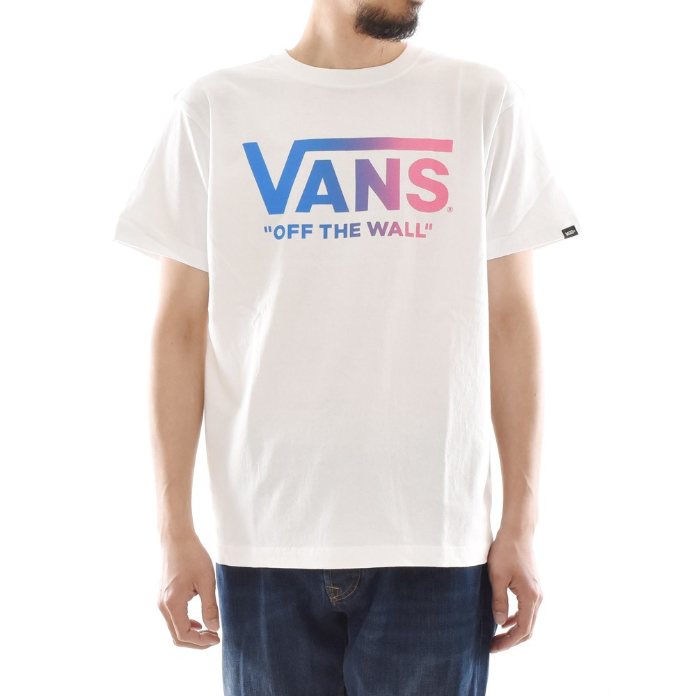 Vans ヴァンズ バンズ Tシャツ グラデーション フライング V 半袖tシャツ メンズ ブランド ロゴ クラシック Tee プリント ホワイト ブラック 白 黒 Va18ss Mt16 Vans 1 レイダース 通販 Yahoo ショッピング