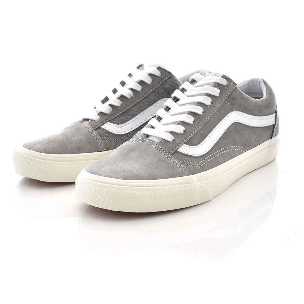 VANS バンズ スニーカー オールドスクール レディース キッズ ドリズル グレー 灰色 ピッグ スエード OLDSKOOL PIG SUEDE  DRIZLE VN0A4BV518P