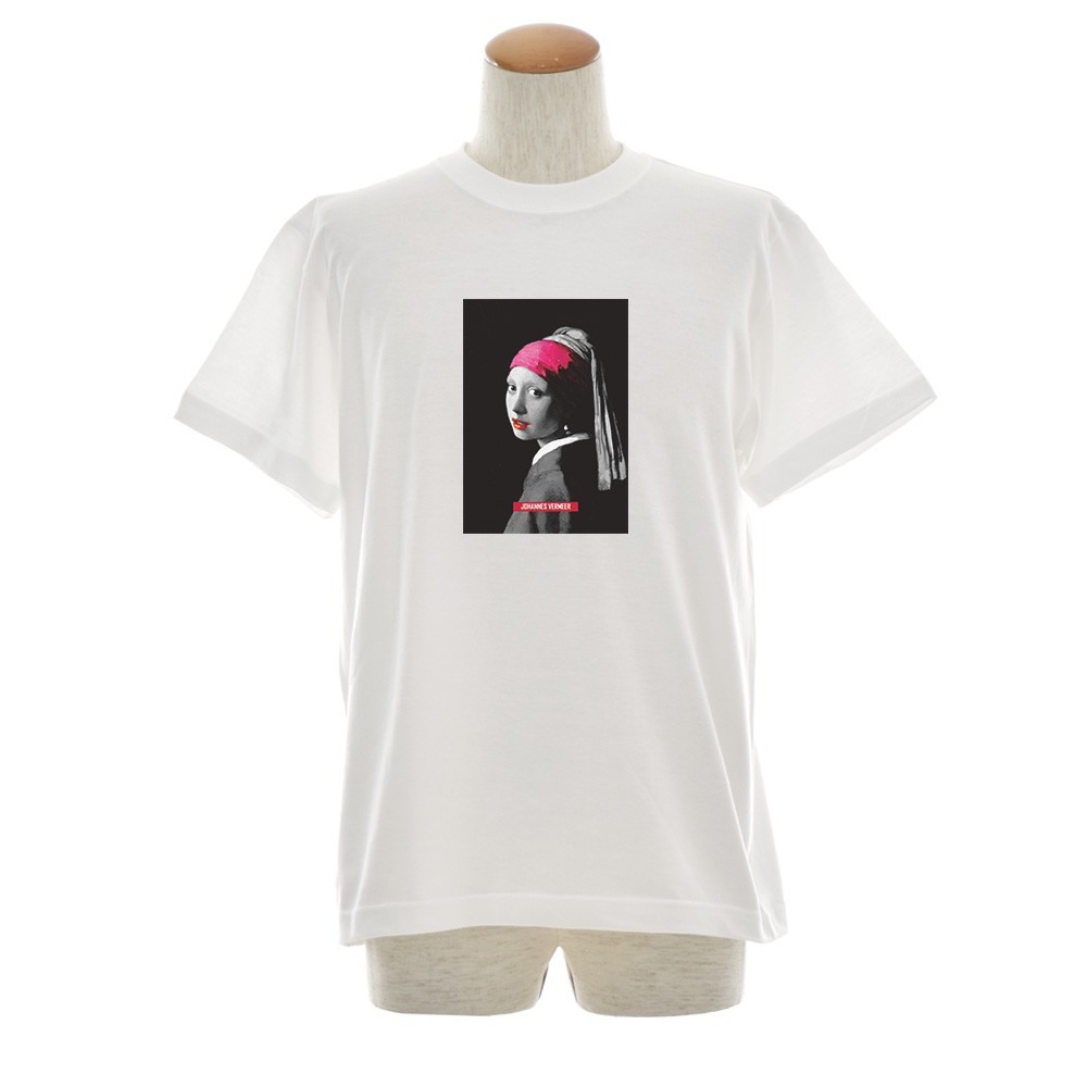 半袖 アートTシャツ】フェルメール Tシャツ 真珠の耳飾りの少女