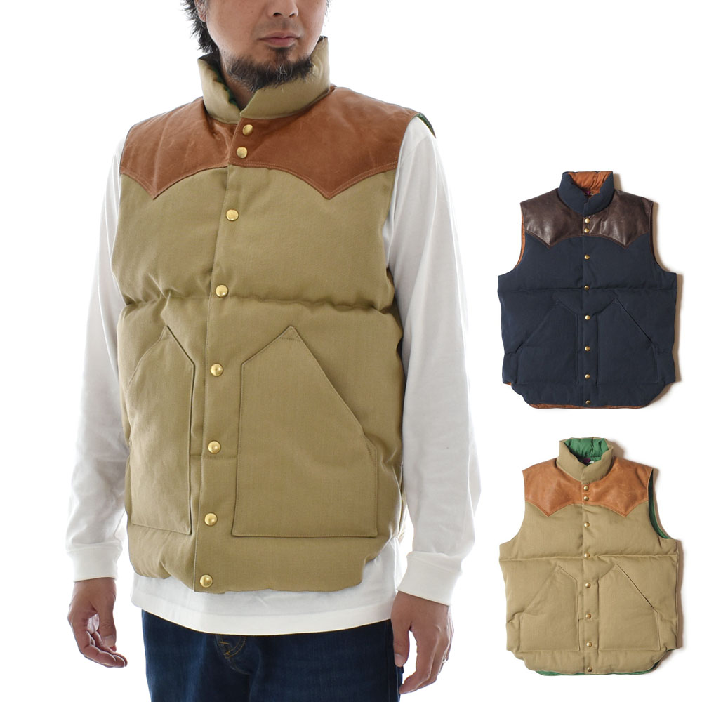 ロッキーマウンテン フェザーベッド Rocky Mountain Featherbed ×ウェアハウス WAREHOUSE 別注 キャンバス  ダウンベスト CANVAS DOWN VEST 2223 : warehouse241016-2 : レイダース - 通販 - Yahoo!ショッピング