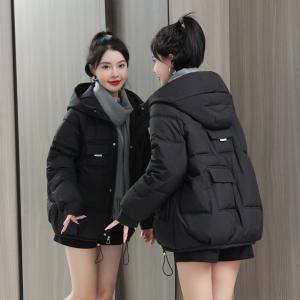 ダウンジャケット レディース 上着 中綿コート冬 ショートコート ゆったり 韓国風　きいサイズ 女性...