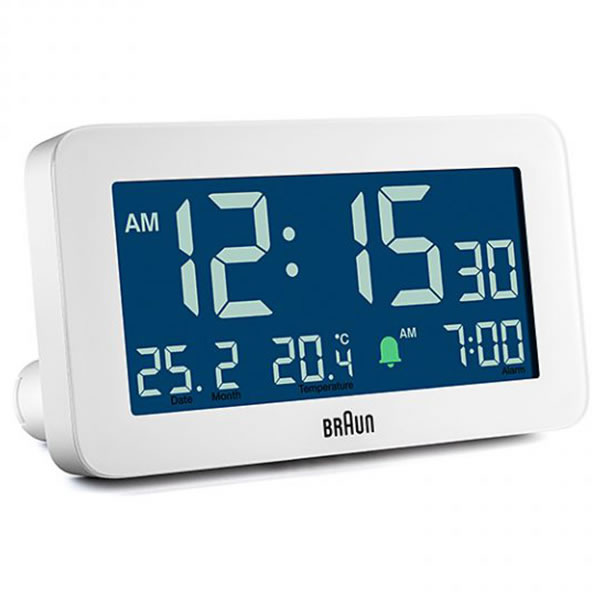 BRAUN ブラウン クロック BC10W Digital Clock デジタルクロック