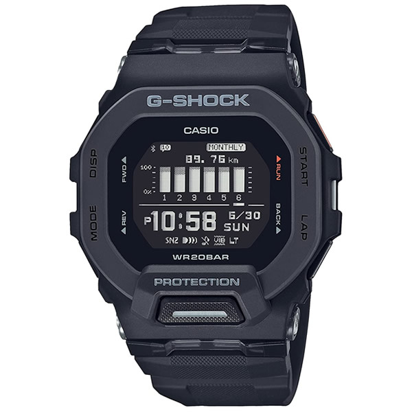 カシオ CASIO 腕時計 海外モデル GBD-200-1 G-SHOCK ジーショック G-SQUAD ジースクワッド Bluetooth対応 スマートフォンリンク メンズ (国内品番 GBD-200-1JF)