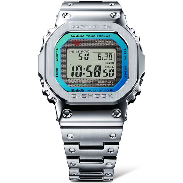 【国内正規品】カシオ CASIO 腕時計 GMW-B5000PC-1JF G-SHOCK ジーショック フルメタルシリーズ タフソーラー 電波 メンズ｜rainbow-123｜02