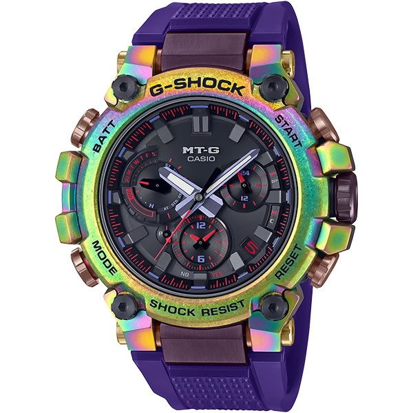 【国内正規品】カシオ CASIO 腕時計 MTG-B3000PRB-1AJR G-SHOCK ジーショック MT-G オーロラオーバル タフソーラー 電波 メンズ