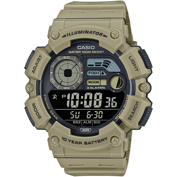 【BOX無し】カシオ CASIO 腕時計 海外モデル WS-1500H-5B STANDARD スタンダード チープカシオ チプカシ クオーツ キッズ 子供 男の子 女の子 デジタル メンズ