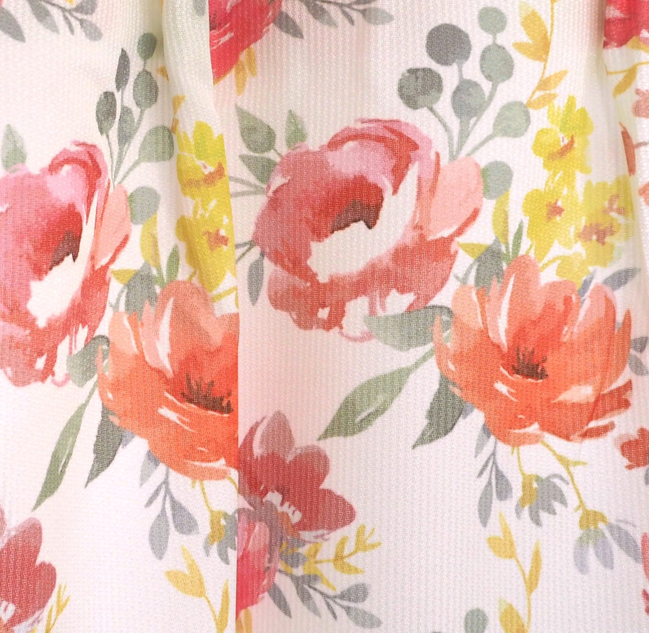 カーテン 遮光 カジュアル ねこ 北欧 幾何 リーフ フラワー ローズ かわいい アジアン エスニック 遮光裏地付きプリントカーテン ２枚組 | ブランド登録なし | 02