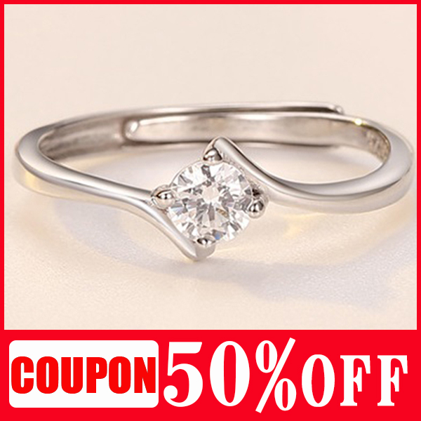 RainbowGirl Jewelryの「【半額】0.25カラット 一粒指輪 シンプルで上品♪」のクーポン