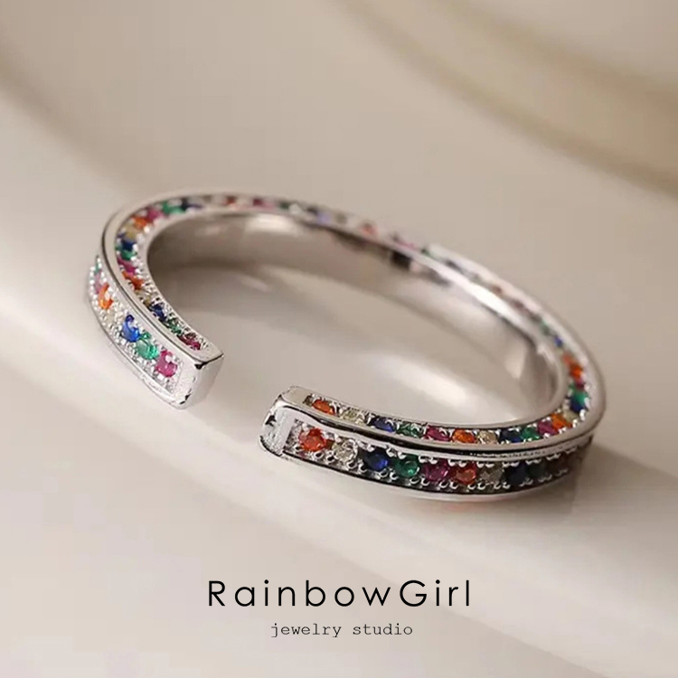 RainbowGirl（アクセサリー） 指輪 リング レディース カラフル