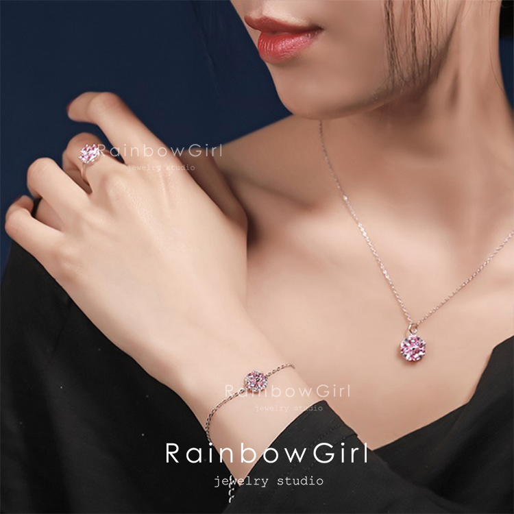 RainbowGirl（アクセサリー） ブレスレット レディース 花 豪華