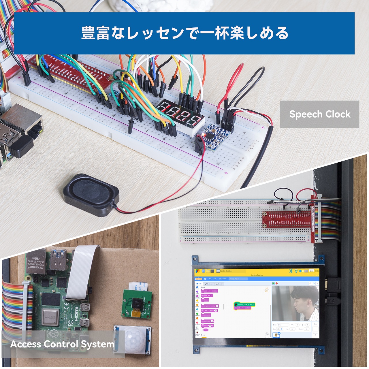 SunFounder公式代理店 SunFounder Raspberry Pi スターターキット究極版 ラズベリーパイ4B 3B+ 400用  Python C Java Scratch プログラミング 131学習レッスン : ext-sfd-raphael-kit : RainbowTech  - 通販 - Yahoo!ショッピング