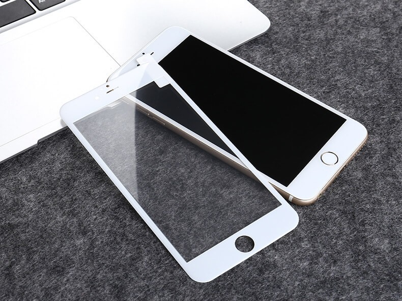 iPhone 7 Plus/iPhone 8 Plus 全面保護 強化ガラスフィルム 日本硝子 新型 アイフォン スマホ 液晶割れ防止 画面保護フィルム 貼り付け簡単 超おすすめ｜rainbowtech｜03