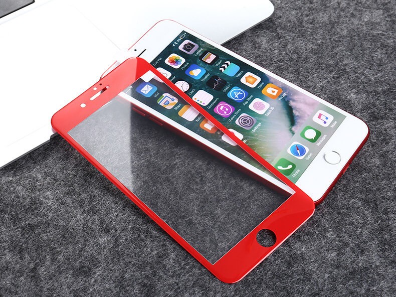 iPhone 7 Plus/iPhone 8 Plus 全面保護 強化ガラスフィルム 日本硝子 新型 アイフォン スマホ 液晶割れ防止 画面保護フィルム 貼り付け簡単 超おすすめ｜rainbowtech｜04