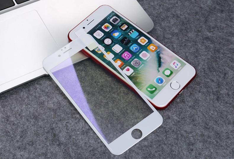 iPhone 7 Plus/iPhone 8 Plus 全面保護 強化ガラス 保護フィルム ブルーライトカット 日本硝子 新型 アイフォン スマホ 液晶割れ防止 貼り付け簡単 超おすすめ | Apple | 02