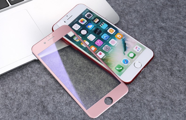 iPhone 7 Plus/iPhone 8 Plus 全面保護 強化ガラス 保護フィルム ブルーライトカット 日本硝子 新型 アイフォン スマホ 液晶割れ防止 貼り付け簡単 超おすすめ | Apple | 05