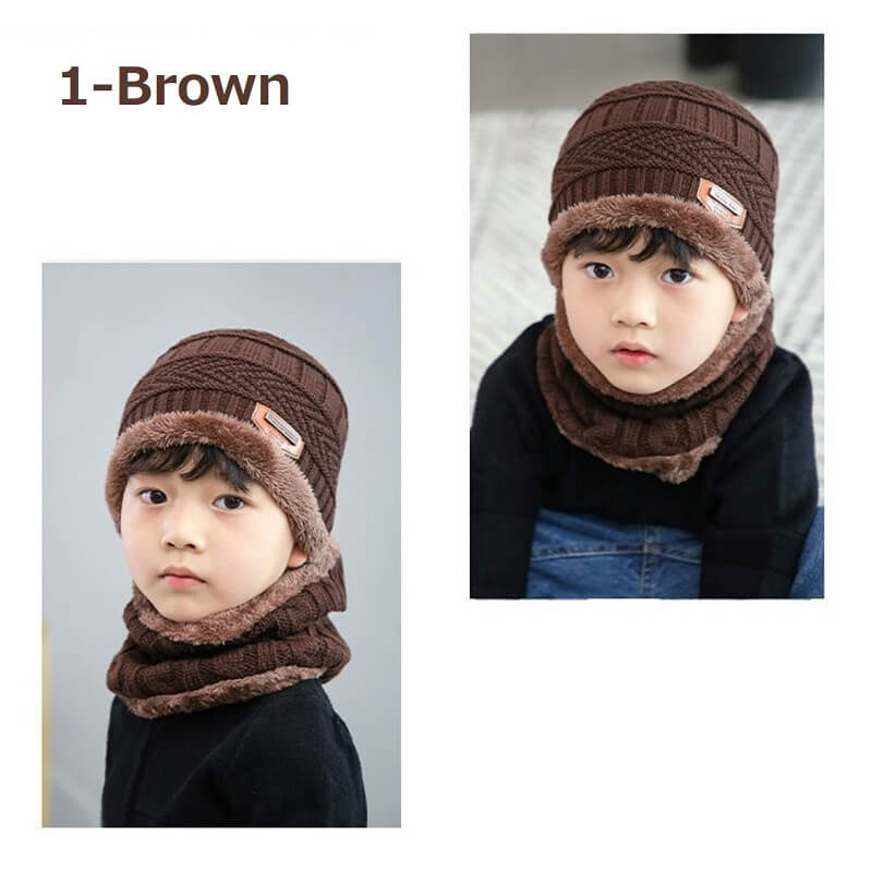 帽子 キッズ ニット帽 ネックウォーマー おしゃれ 秋 冬 春  防寒  裏起毛  ビーニー 子供 ニットキャップ ニット帽子 送料無料