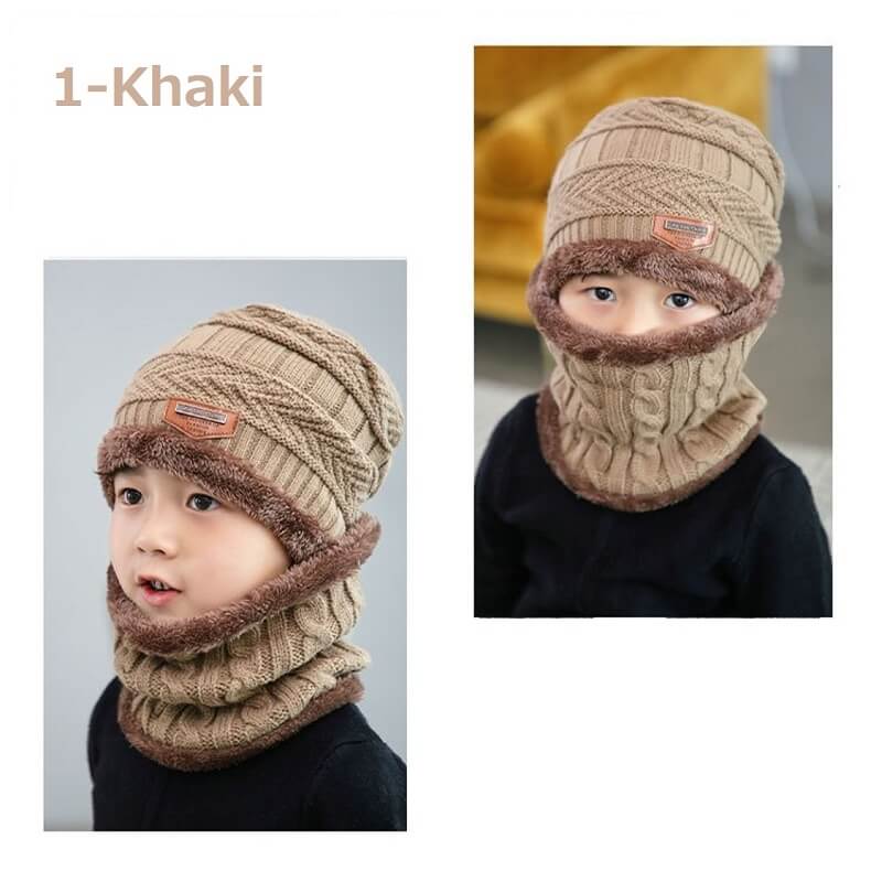 帽子 キッズ ニット帽 ネックウォーマー おしゃれ 秋 冬 春  防寒  裏起毛  ビーニー 子供 ニットキャップ ニット帽子 送料無料