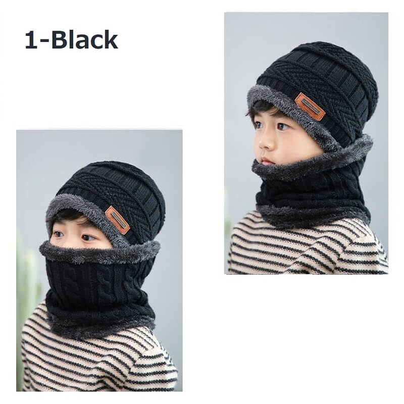 帽子 キッズ ニット帽 ネックウォーマー おしゃれ 秋 冬 春  防寒  裏起毛  ビーニー 子供 ニットキャップ ニット帽子 送料無料