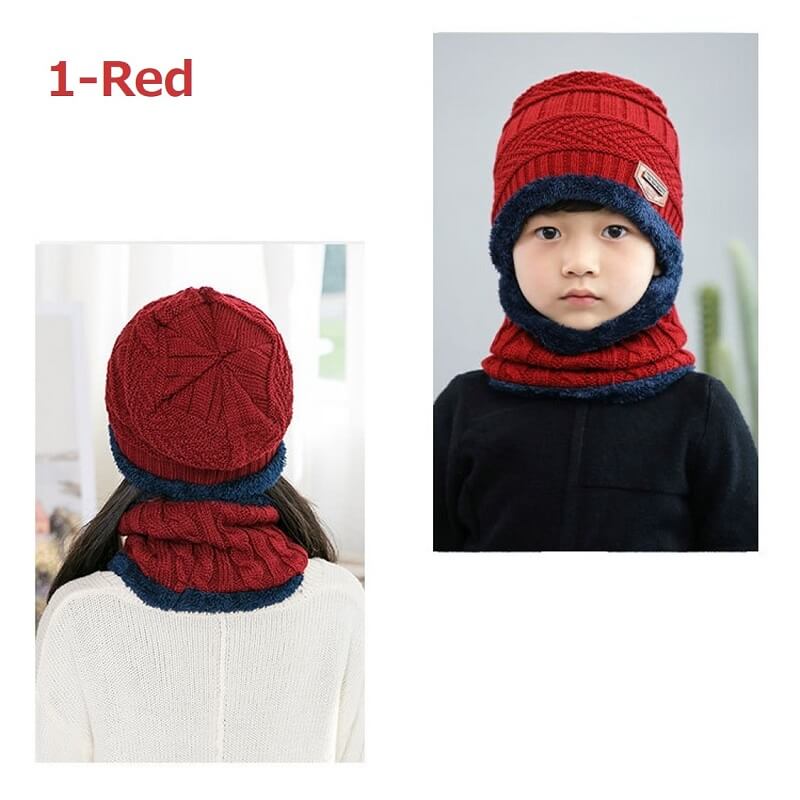 帽子 キッズ ニット帽 ネックウォーマー おしゃれ 秋 冬 春  防寒  裏起毛  ビーニー 子供 ニットキャップ ニット帽子 送料無料