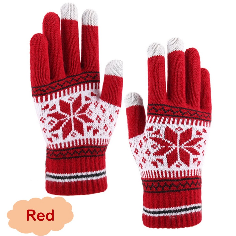 スマホ手袋 裏起毛 防寒 メンズ レディース スマートフォン タッチパネル対応グローブ ニット手袋 送料無料 |  | 03