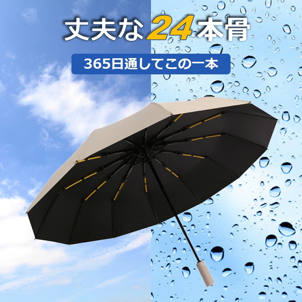日傘 メンズ 折りたたみ傘 軽量 自動開閉 レディース 完全遮光 晴雨兼用 無地 送料無料
