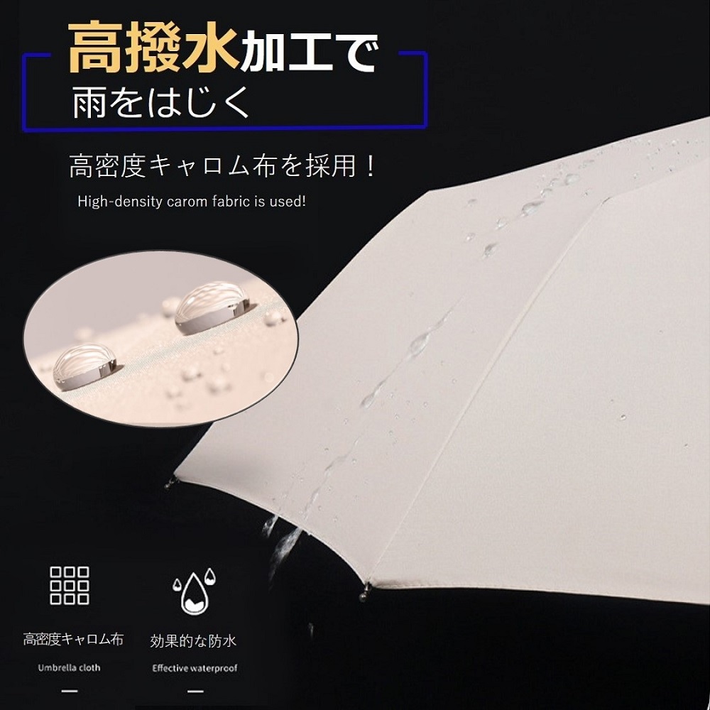 日傘 メンズ 折りたたみ傘 軽量 自動開閉 レディース 完全遮光 晴雨兼用 無地 送料無料