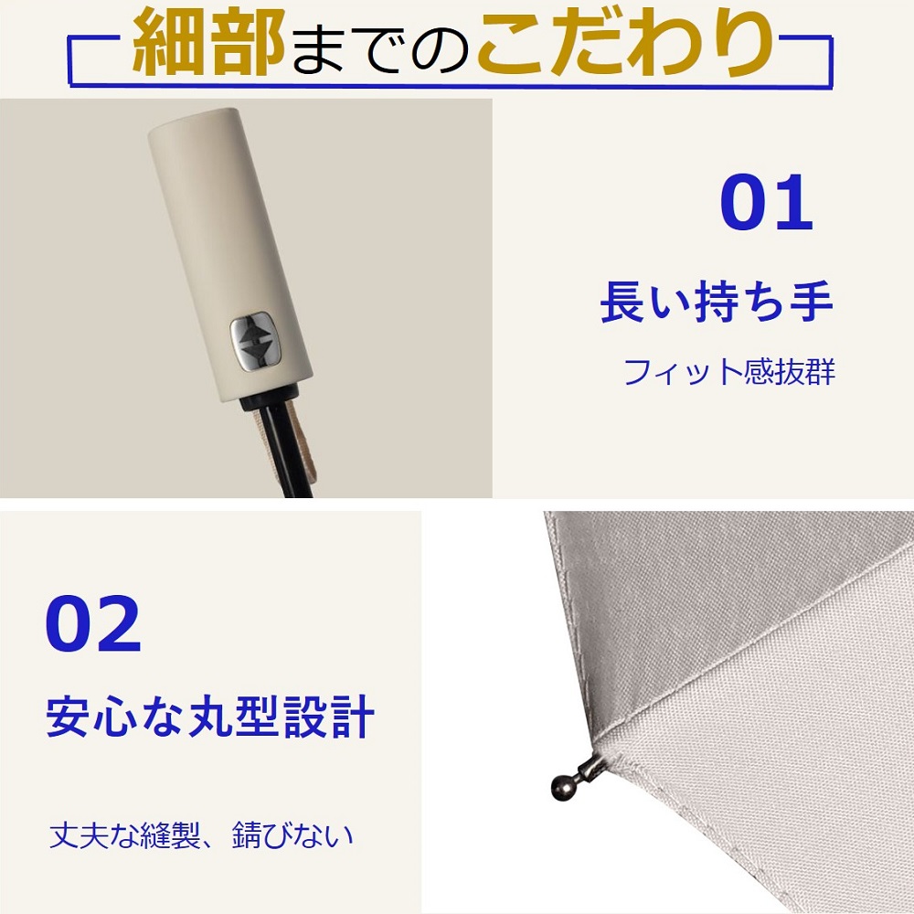 日傘 メンズ 折りたたみ傘 軽量 自動開閉 レディース 完全遮光 晴雨兼用 無地 送料無料