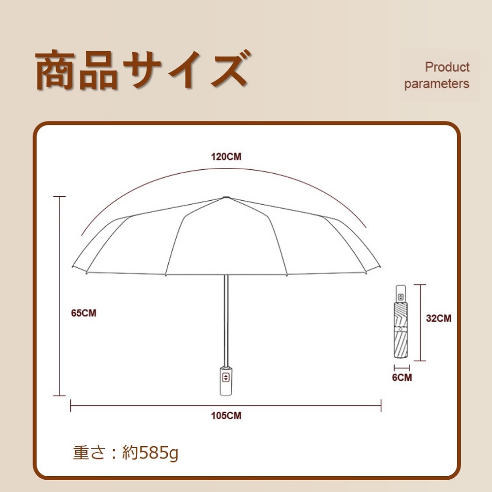 日傘 メンズ 折りたたみ傘 軽量 自動開閉 レディース 完全遮光 晴雨兼用 無地 送料無料
