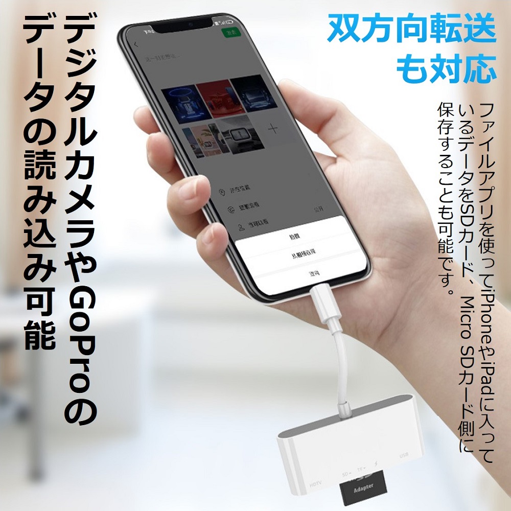 iPhone iPad Type-C HDMI 変換アダプタ