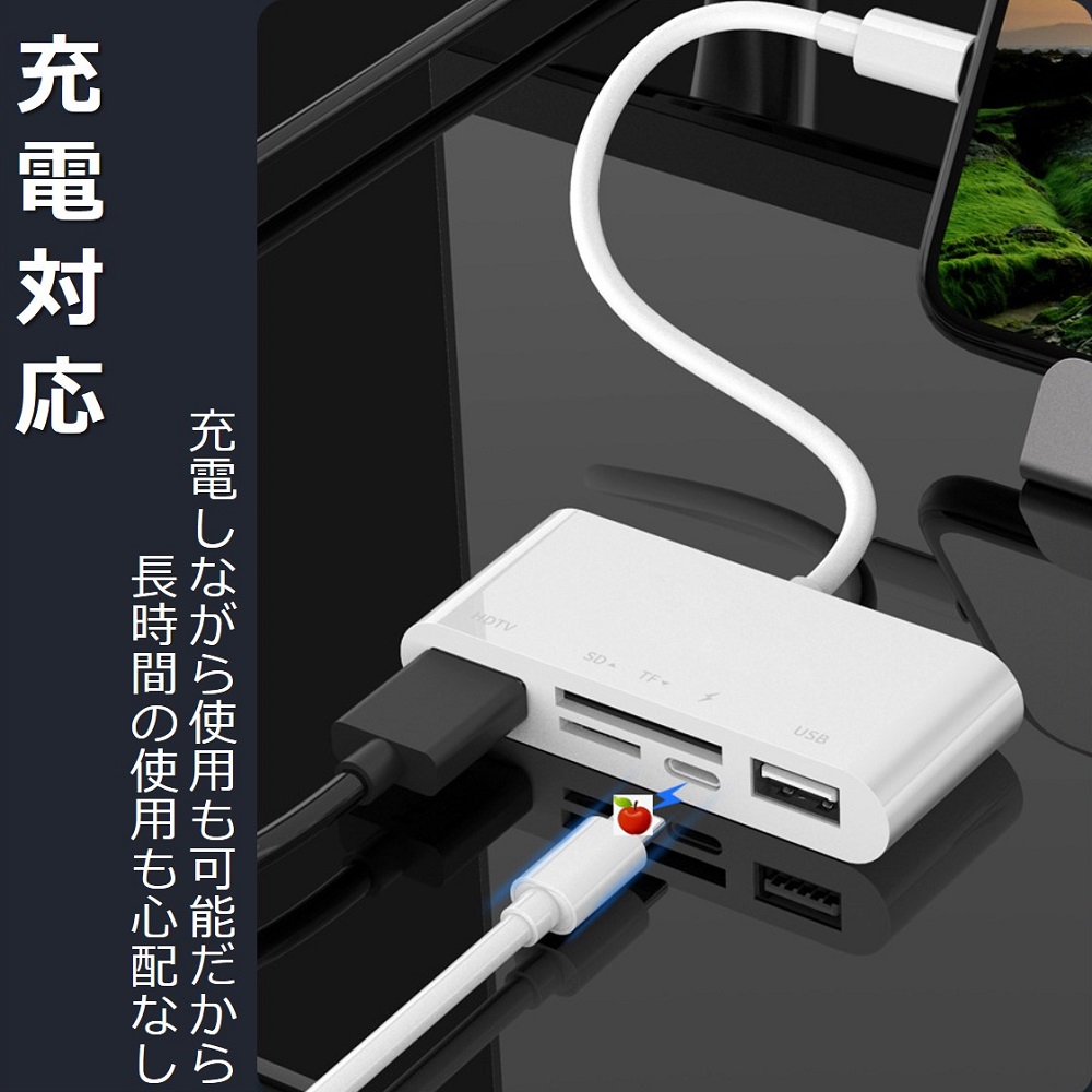 iPhone iPad Type-C HDMI 変換アダプタ