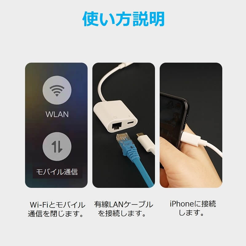 iPhone iPad 変換アダプタ カメラ OTG ケーブル 同時充電