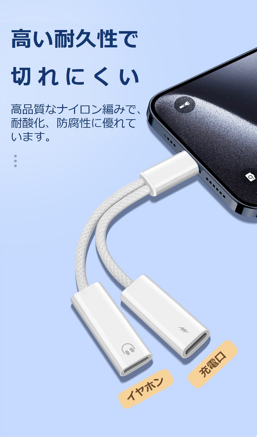 Lightning hdmi 有線LAN カメラデータ転送 OTG変換アダプタ