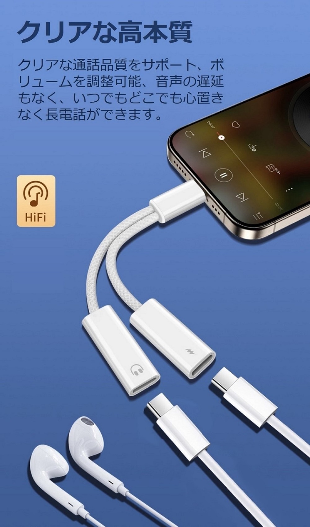 Lightning hdmi 有線LAN カメラデータ転送 OTG変換アダプタ