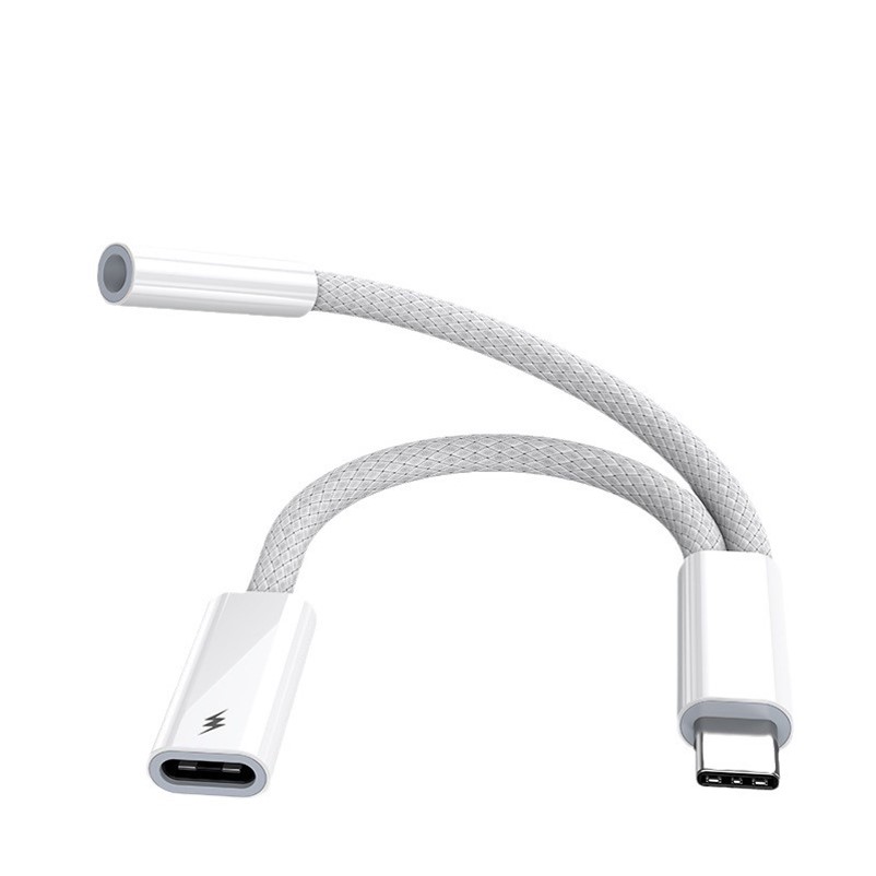 Type-C イヤホン変換アダプタ Type C to 3.5MM iPhone16 iPhone15 イヤホン変換ケーブル 2in1 イヤホンジャック 同時充電  Android アンドロイド iPad Air5 Air4 |  | 01