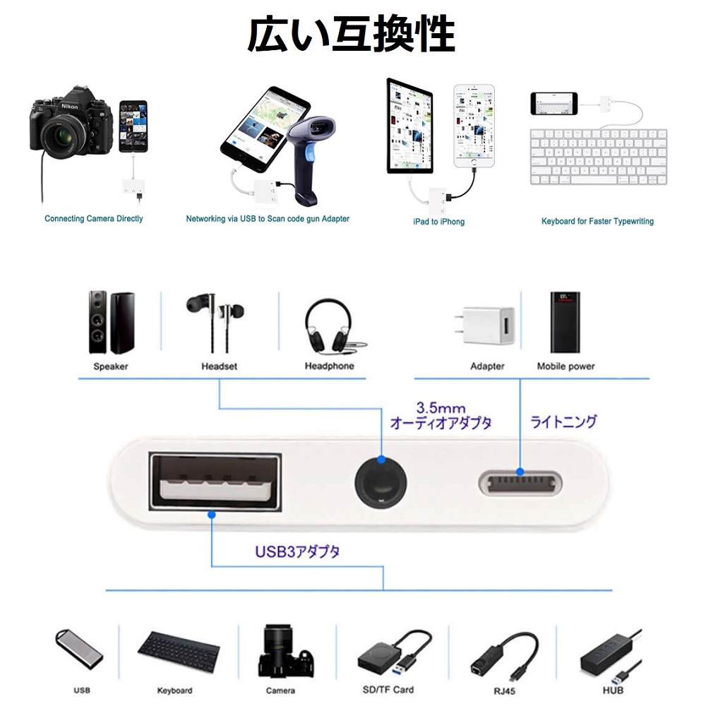 iOS16対応 iPhone イヤホンジャック 変換ケーブル iPhone X 変換 アダプタ 音楽再生 同時充電