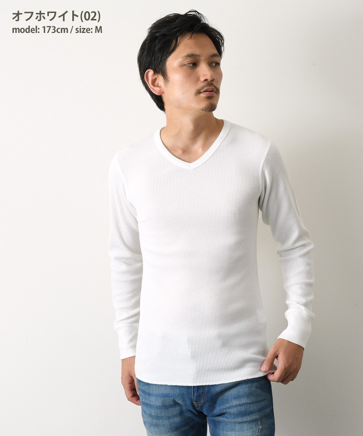 AVIREX アヴィレックス Tシャツ 長袖 Vネック メンズ デイリー ロング