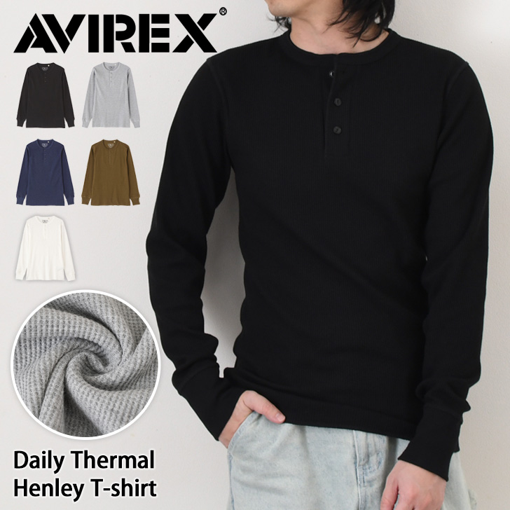 AVIREX（アヴィレックス） AVIREX Tシャツ メンズ 長袖 厚手 ブランド