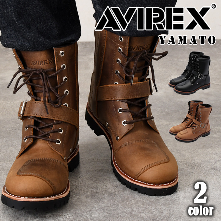 AVIREX（アヴィレックス） エンジニアブーツ メンズ レディース 本革