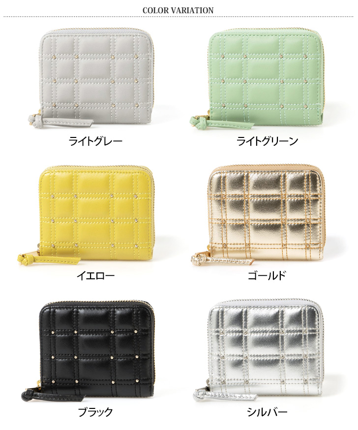 perche 財布(箱付き) perche ペルケ 財布 レディース 二つ折り コンパクト カード