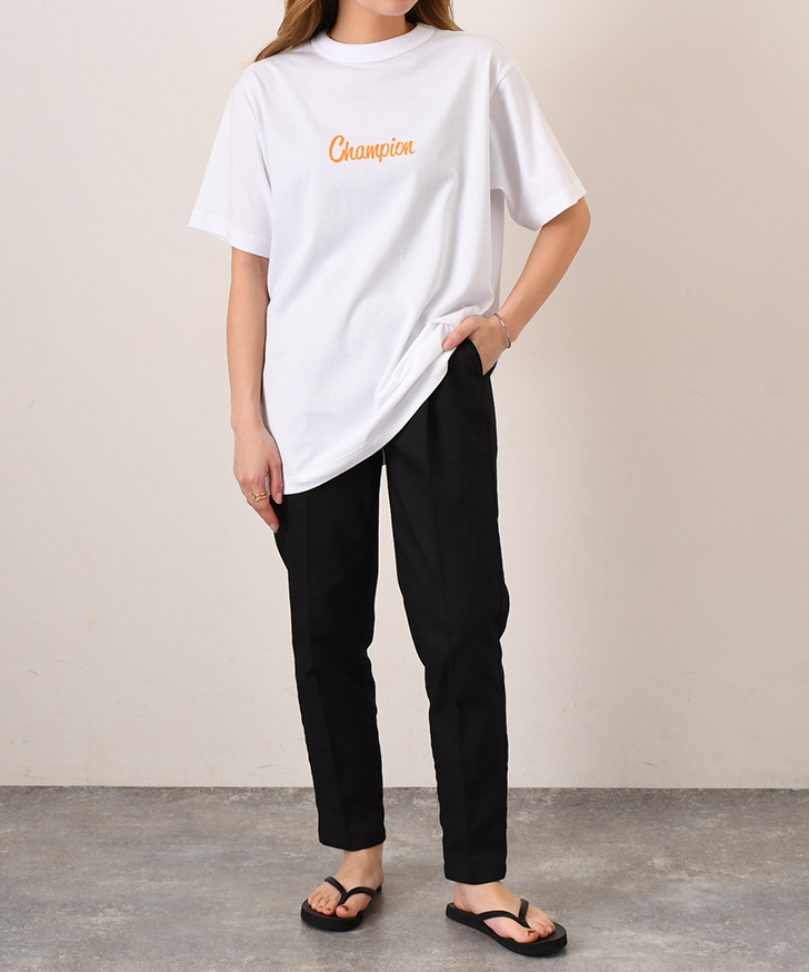 OAO BUENOS RINGER TEE サッカーシャツ ホワイト/ネイビー 40%OFF＞Champion（チャンピオン）PLEBE Short Sleeve Ringer T