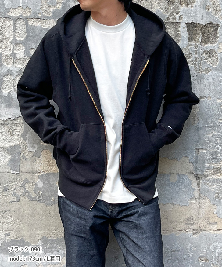 Champion チャンピオン リバースウィーブ ジップ パーカー ブラック 楽天市場】CHAMPION (チャンピオン) REVERSE WEAVE C3-Y134 RW ZIP